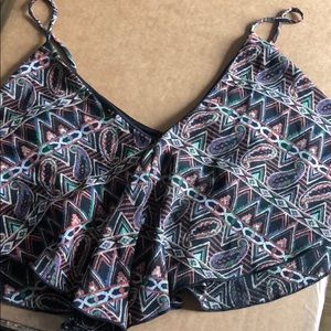 Crop top aztec pre loved